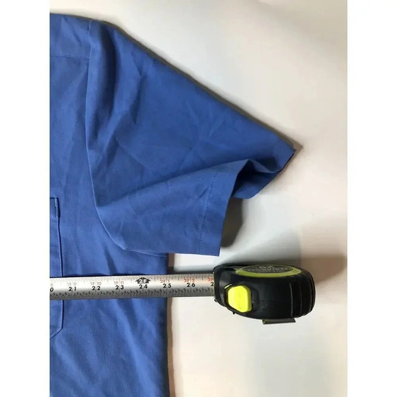 Figs Technical Collection Blue Scrub Double Pocket Top Size XXL - Picture 5 of 6